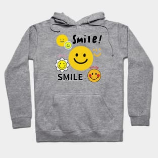 smile,smiley face pattern, oil paintng Hoodie